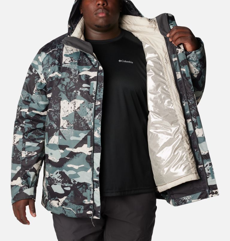 Thumbnail: Men's Whirlibird IV Interchange Jacket - Big, Color: Metal Geoglacial Print, image 5