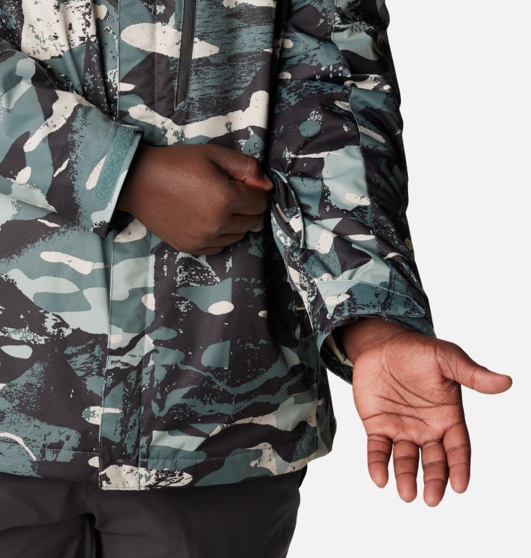 Thumbnail: Men's Whirlibird IV Interchange Jacket - Big, Color: Metal Geoglacial Print, image 8