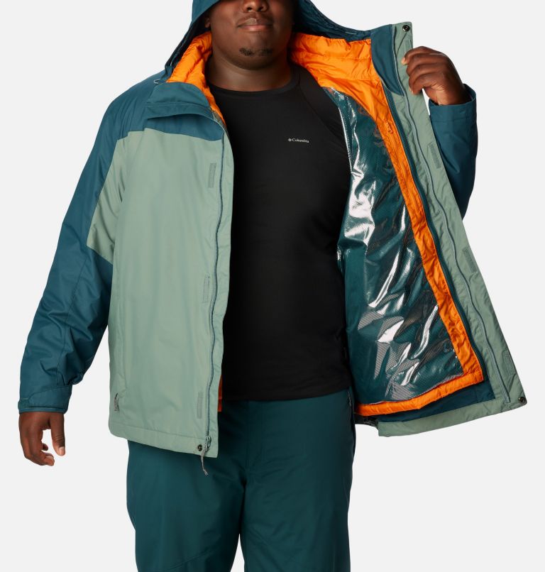Thumbnail: Men's Whirlibird IV Interchange Jacket - Big, Color: Metal, Night Wave, image 6