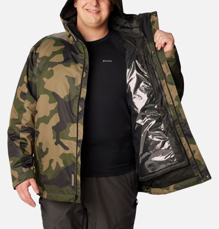 Men's Whirlibird IV Interchange Jacket - Big, Color: Stone Green Mod Camo Print, image 5