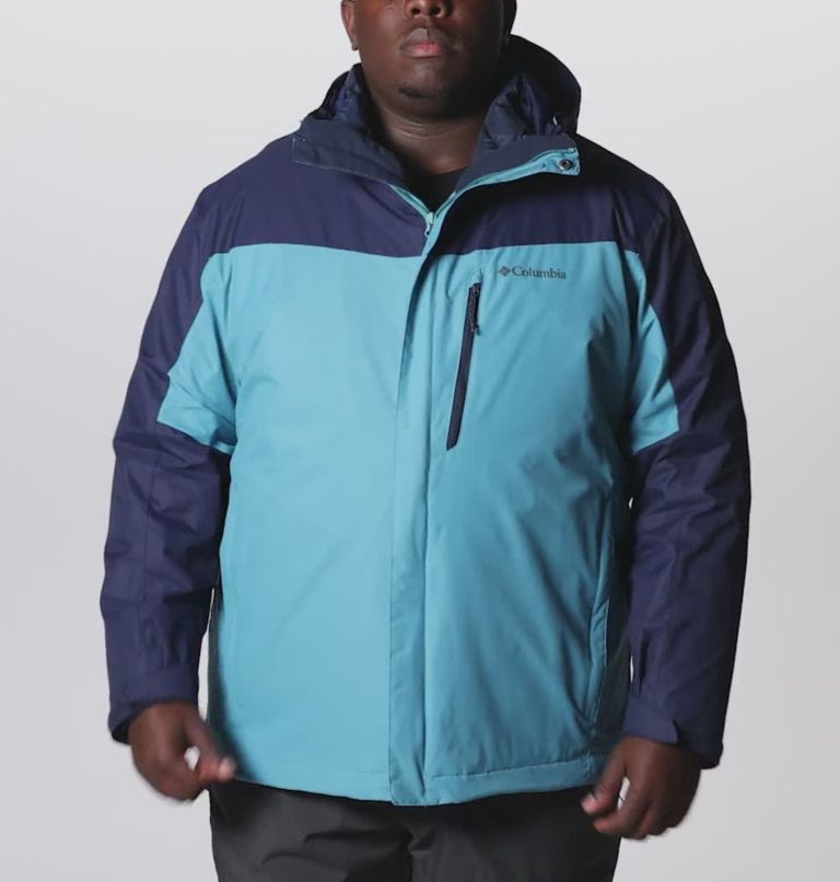Manteau Interchange Whirlibird IV Homme - Tailles fortes, Color: Shasta, Collegiate Navy