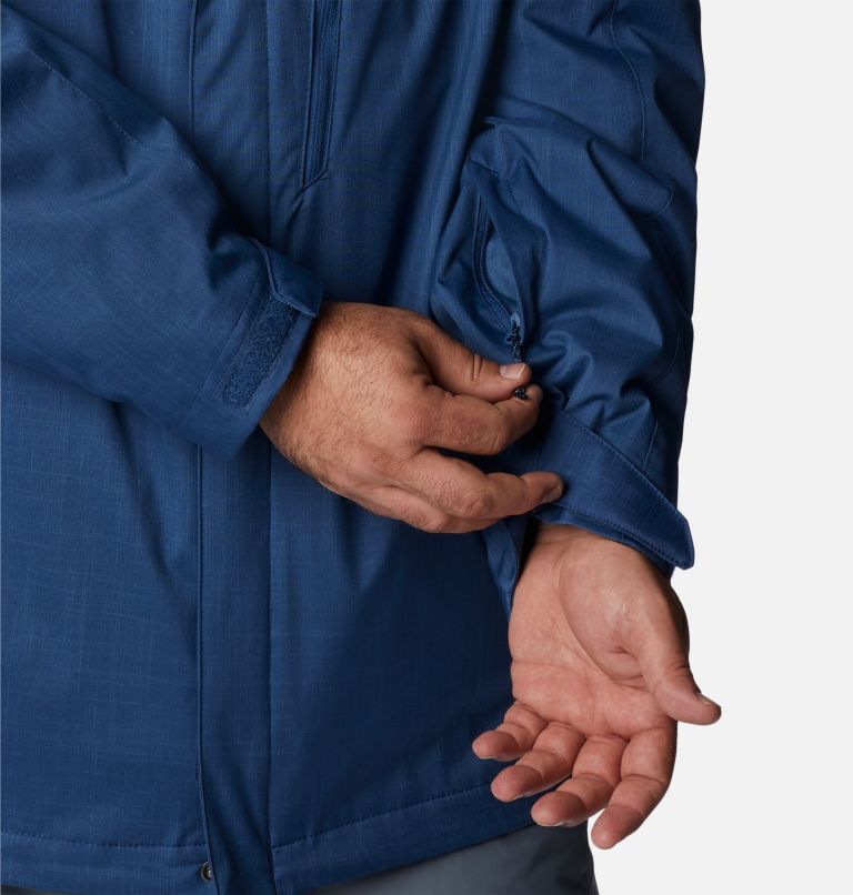 Thumbnail: Men's Whirlibird IV Interchange Jacket - Big, Color: Night Tide Melange, image 9