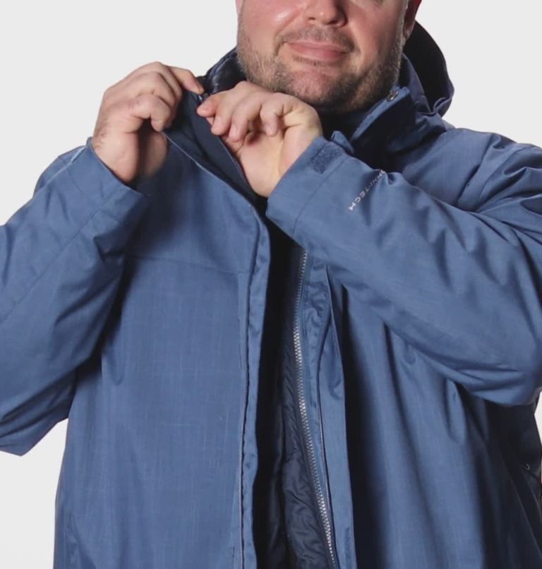 Whirlibird IV Interchange Jacket | 452 | 5X, Color: Night Tide Melange