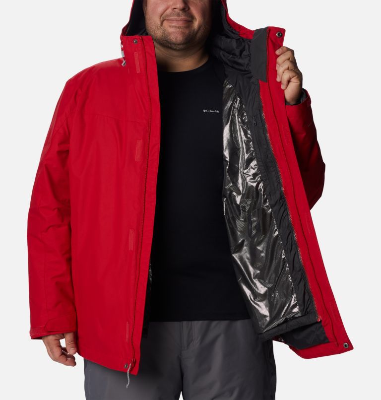 Thumbnail: Men's Whirlibird IV Interchange Jacket - Big, Color: Mountain Red, image 5