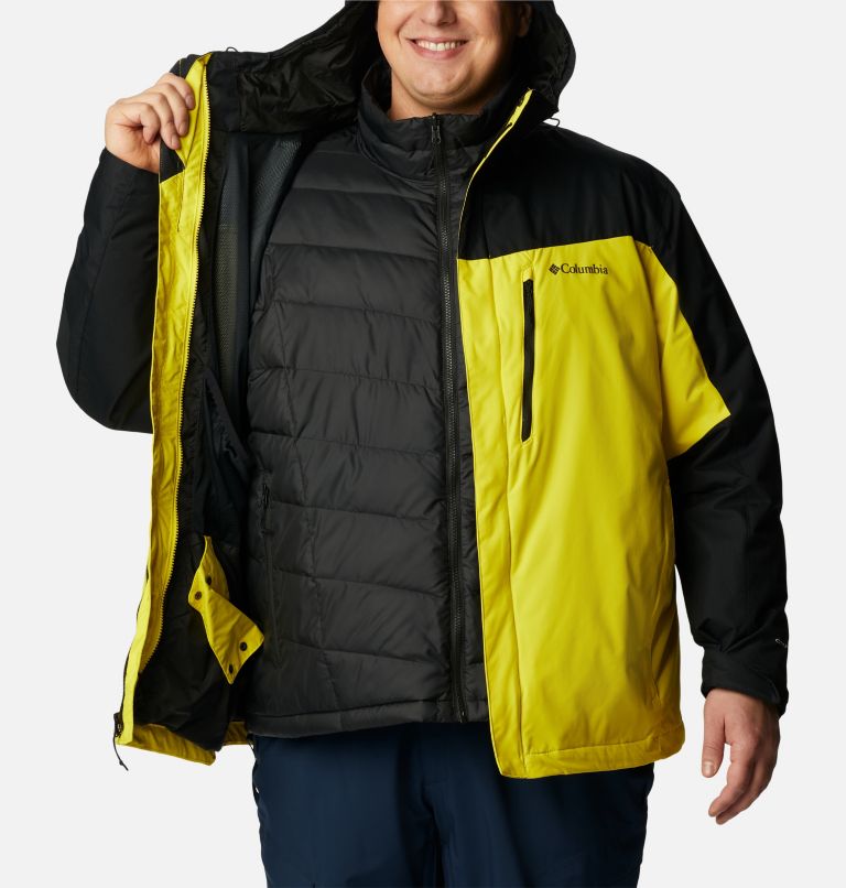 Men's Whirlibird IV Interchange Jacket - Big, Color: Laser Lemon, Black, image 7