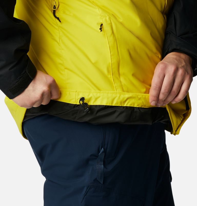 Thumbnail: Men's Whirlibird IV Interchange Jacket - Big, Color: Laser Lemon, Black, image 10