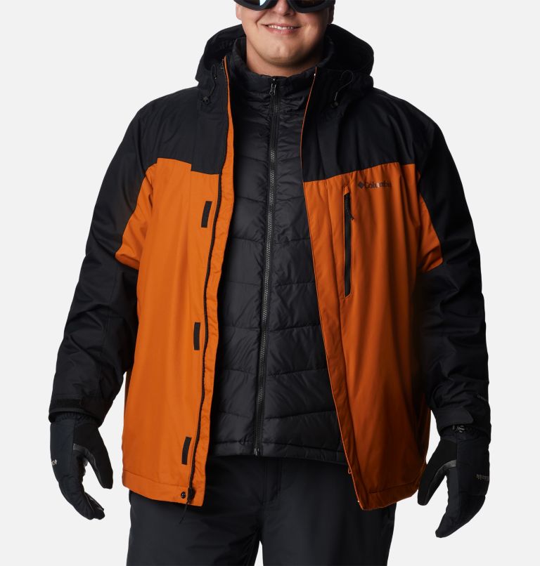 Thumbnail: Men's Whirlibird IV Interchange Jacket - Big, Color: Warm Copper, Black, image 12