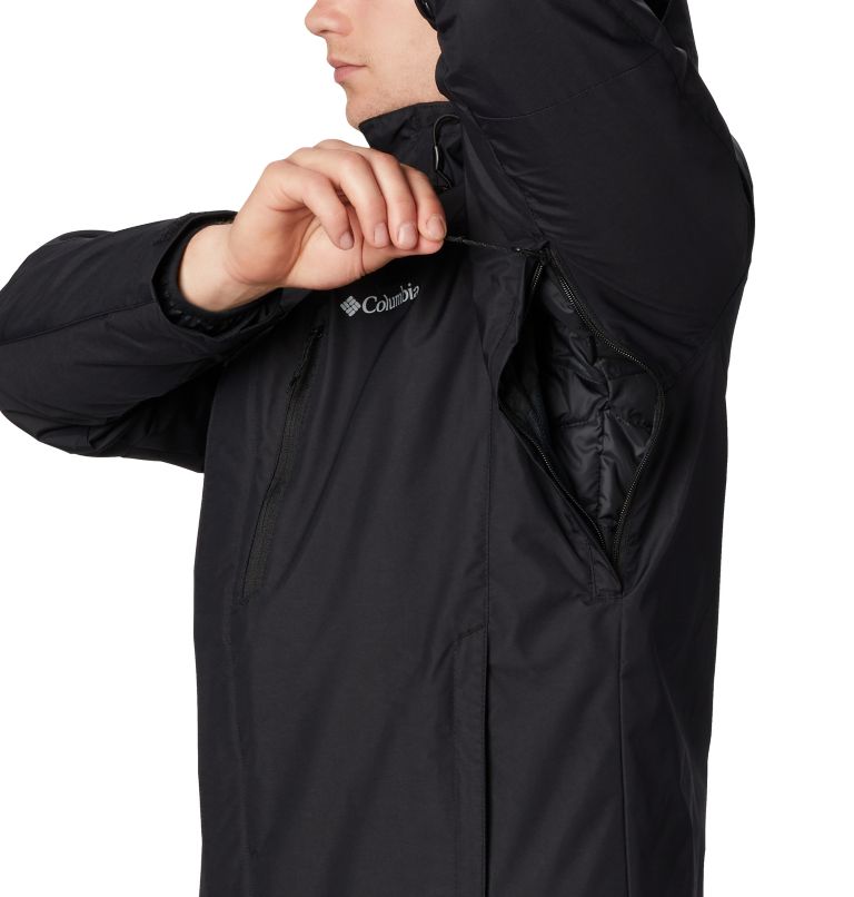 Columbia Men's Whirlibird Interchange Jacket, Black, Small at  Men's  Clothing store