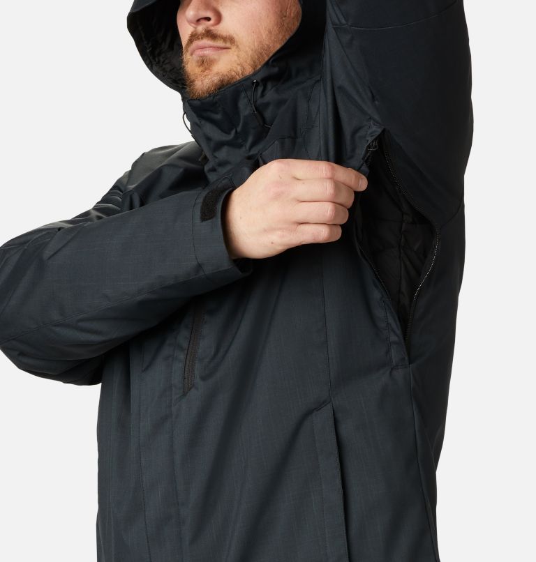 Thumbnail: Men's Whirlibird IV Interchange Jacket - Tall, Color: Black Melange, image 6