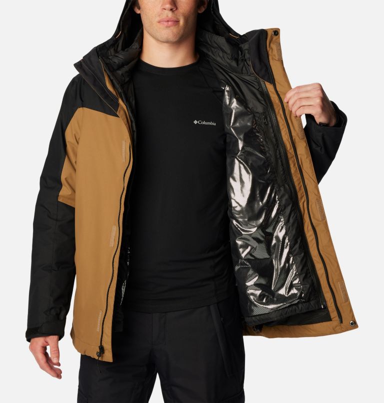 Thumbnail: Men's Whirlibird IV Interchange Jacket - Tall, Color: Delta, Black, image 6