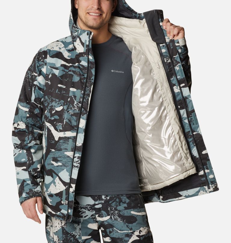 Thumbnail: Men's Whirlibird IV Interchange Jacket - Tall, Color: Metal Geoglacial Print, image 6