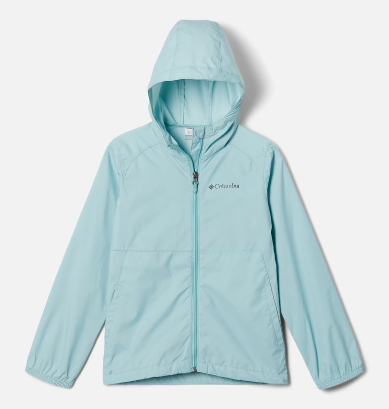Girls' Switchback II Jacket, Color: Aqua Haze, image 1