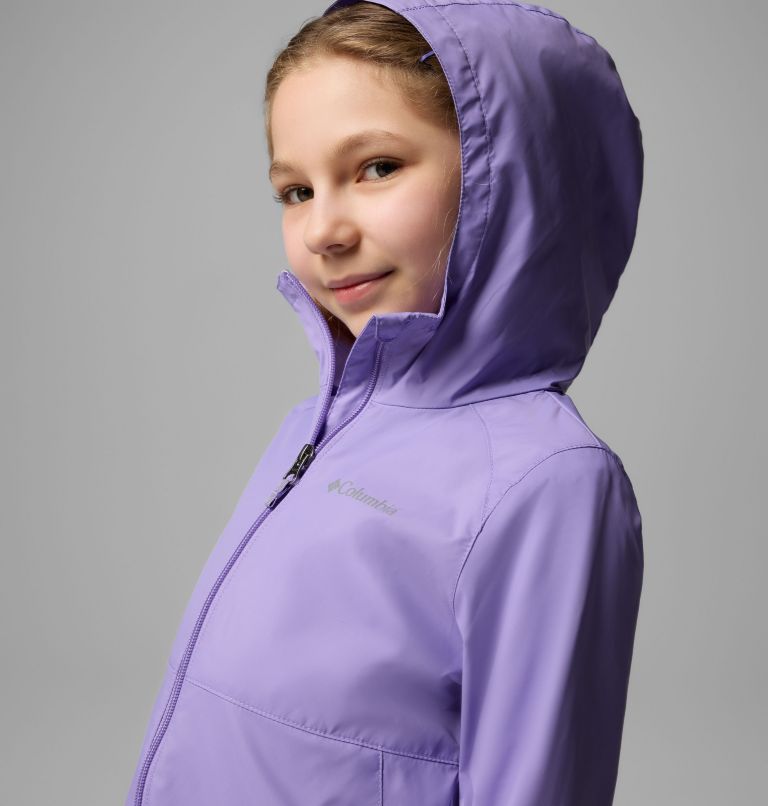 Girls' Switchback II Jacket, Color: Paisley Purple, image 5