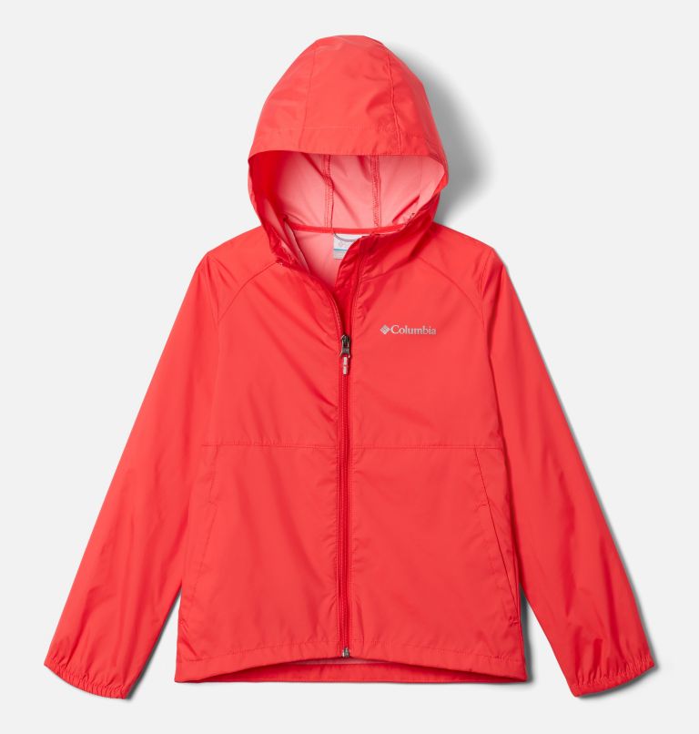 Girls' Switchback II Jacket, Color: Red Hibiscus, image 1