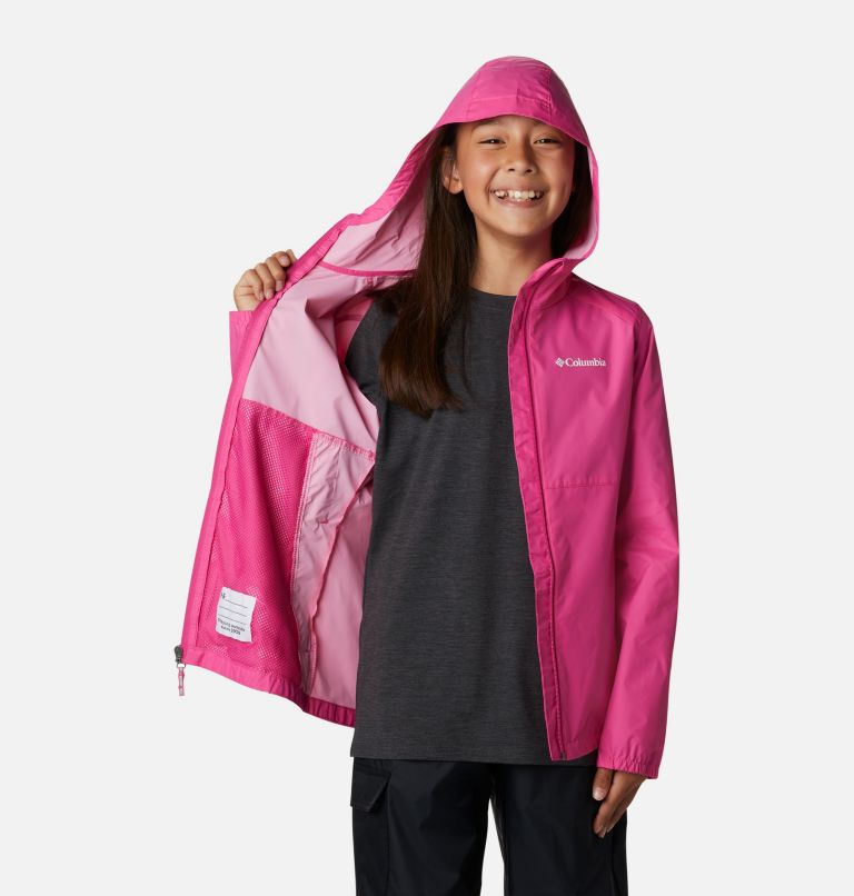 Girls' Switchback II Jacket, Color: Pink Ice, image 5