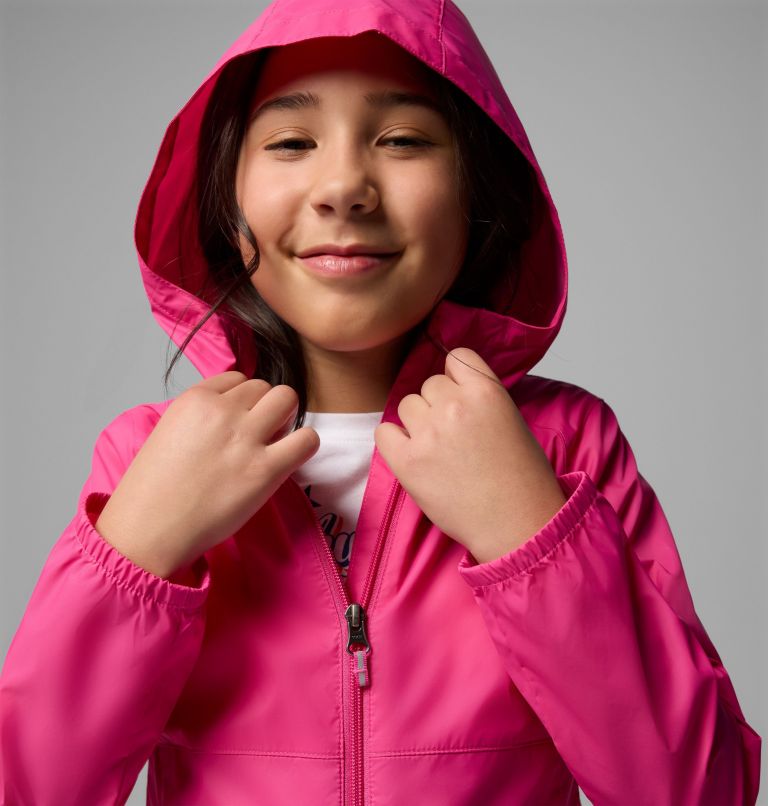 Girls' Switchback II Jacket, Color: Pink Ice, image 5