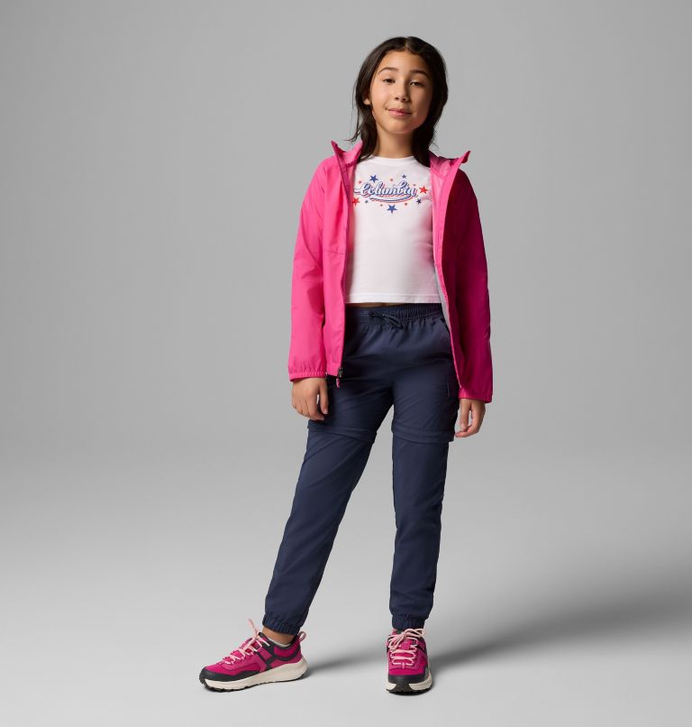 Girls' Switchback II Jacket, Color: Pink Ice, image 8