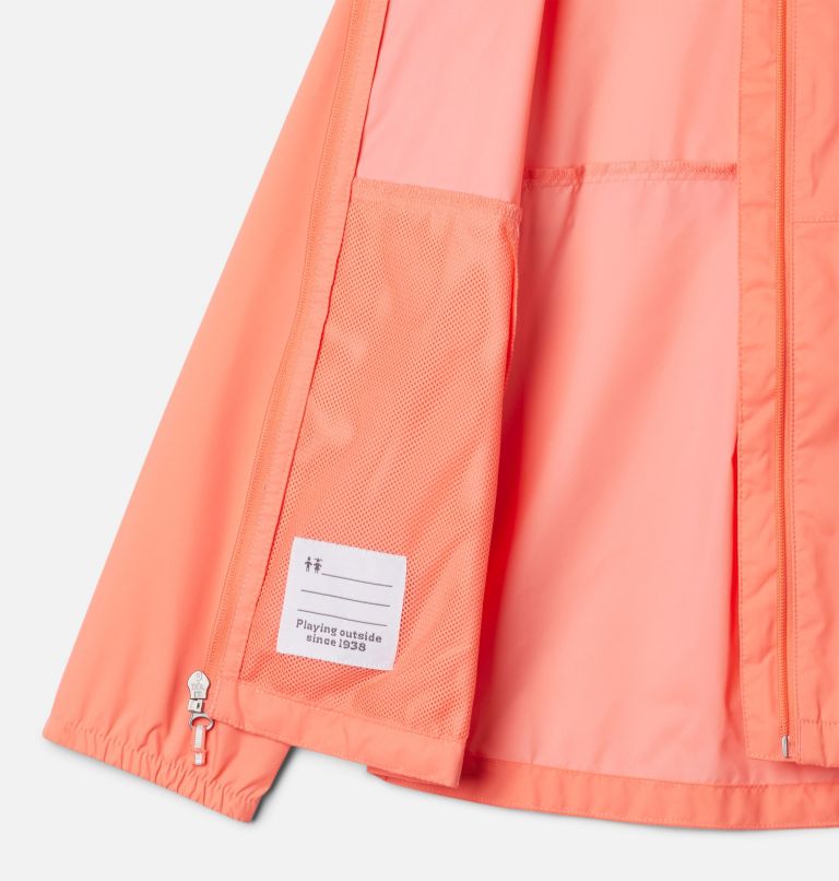 Girls' Switchback II Jacket, Color: Hot Coral, image 3