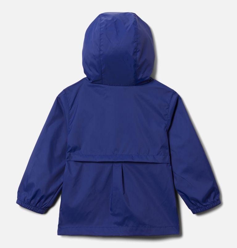 Girls' Toddler Switchback II Rain Jacket, Color: Dark Sapphire, image 2