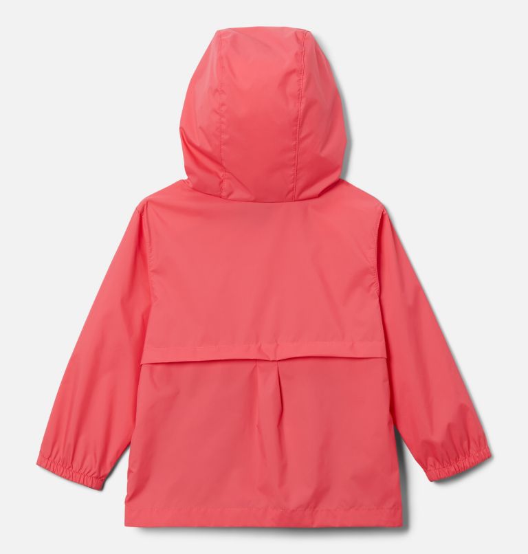 Thumbnail: Girls' Toddler Switchback II Rain Jacket, Color: Bright Geranium, image 2
