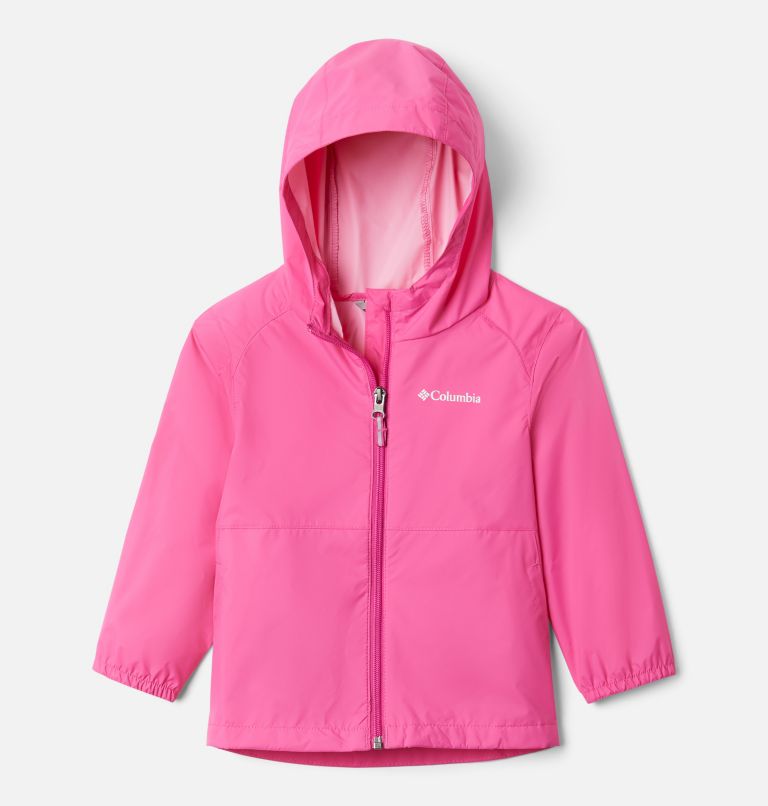 Thumbnail: Girls' Toddler Switchback II Rain Jacket, Color: Pink Ice, image 1