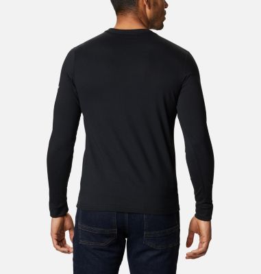 Camiseta de manga larga estampada Columbia Lodge&trade; para hombre Columbia Lodge&trade; LS Graphic Tee | 011 | S, Black, CSC Retro Squiggle Typo, back