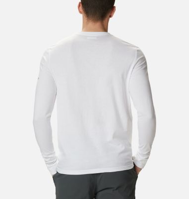 Camiseta de manga larga estampada Columbia Lodge&trade; para hombre Columbia Lodge&trade; LS Graphic Tee | 011 | S, White, CSC Retro Squiggle Camo, back