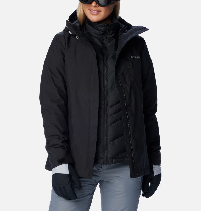 Manteau Interchange Whirlibird IV pour femme, Color: Black Crossdye, image 11