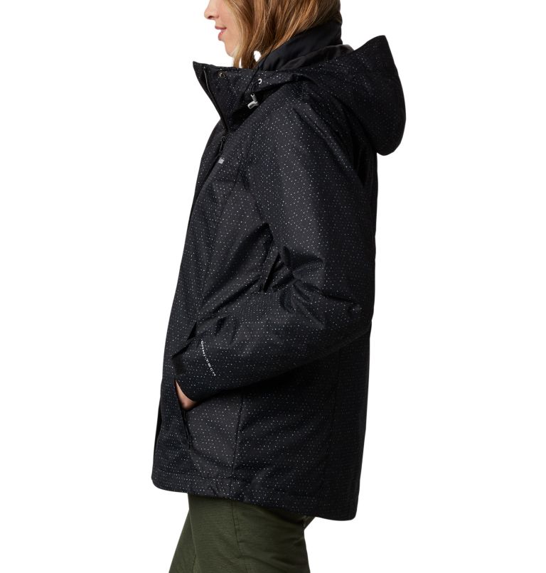 Manteau Interchange Whirlibird IV pour femme, Color: Black Sparkler Print, image 3