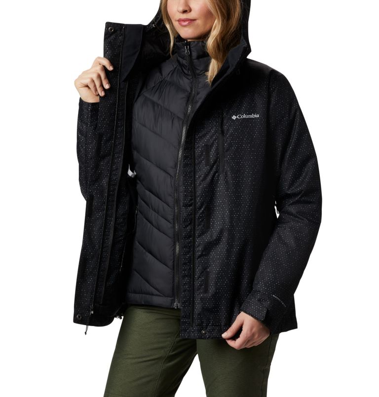 Manteau Interchange Whirlibird IV pour femme, Color: Black Sparkler Print, image 5