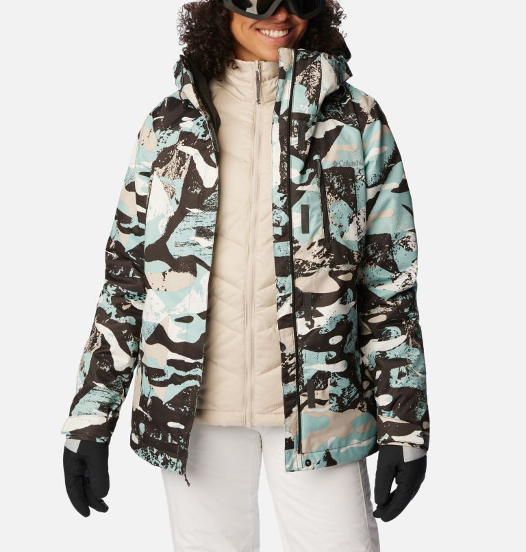 Women's Whirlibird IV Interchange Jacket, Color: Shark Geoglacial Print, image 12