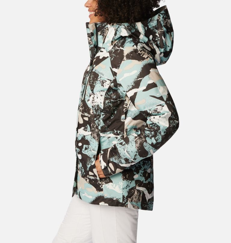 Women's Whirlibird IV Interchange Jacket, Color: Shark Geoglacial Print, image 3