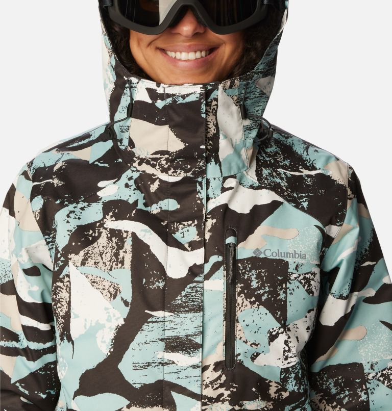 Women's Whirlibird IV Interchange Jacket, Color: Shark Geoglacial Print, image 4
