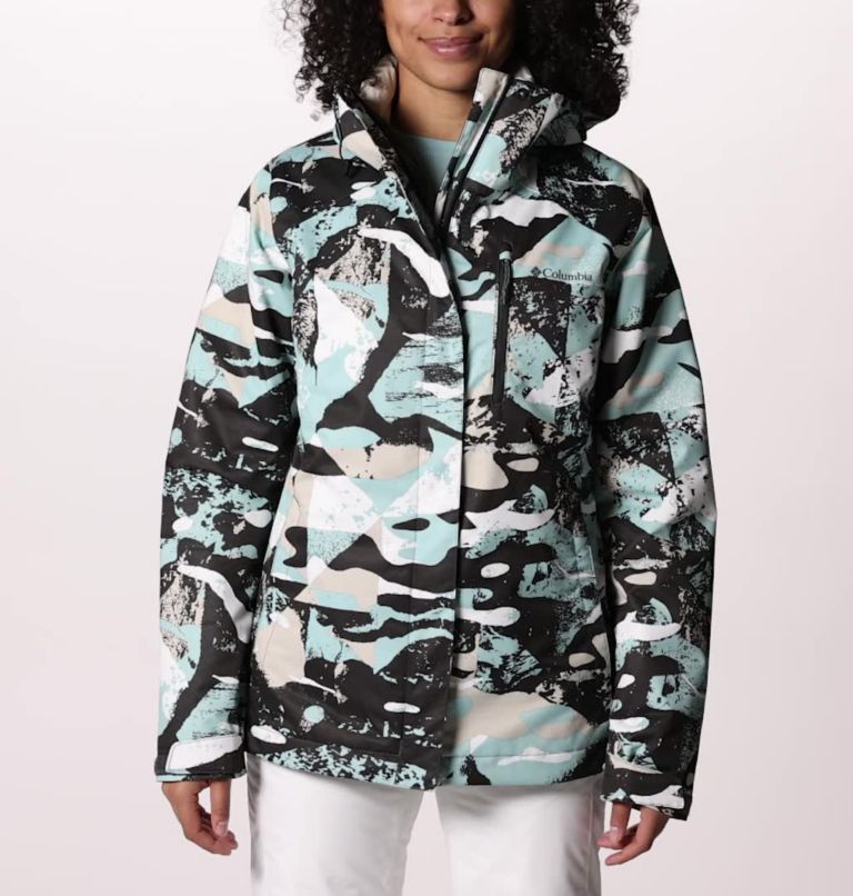 Women's Whirlibird IV Interchange Jacket, Color: Shark Geoglacial Print