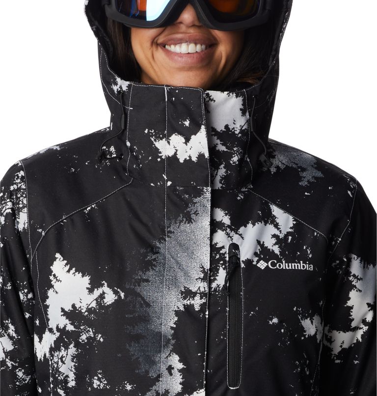 Manteau Interchange Whirlibird IV pour femme, Color: White Lookup Print, image 4