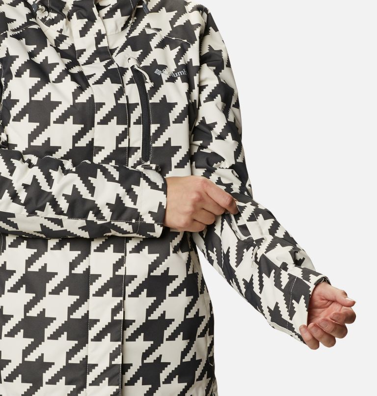 Women's Whirlibird IV Interchange Jacket, Color: Chalk Houndstooth Print, image 7