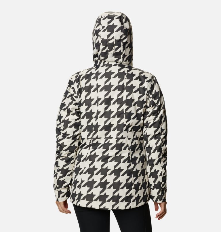Women's Whirlibird IV Interchange Jacket, Color: Chalk Houndstooth Print, image 2