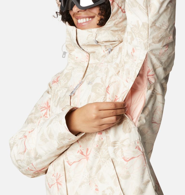 Thumbnail: Women's Whirlibird IV Interchange Jacket, Color: Chalk Aurelian Print, image 8