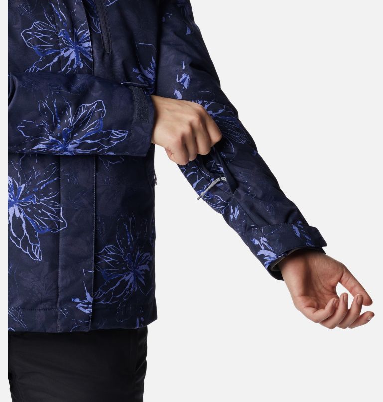 Women's Whirlibird IV Interchange Jacket, Color: Nocturnal Aurelian Print, image 12