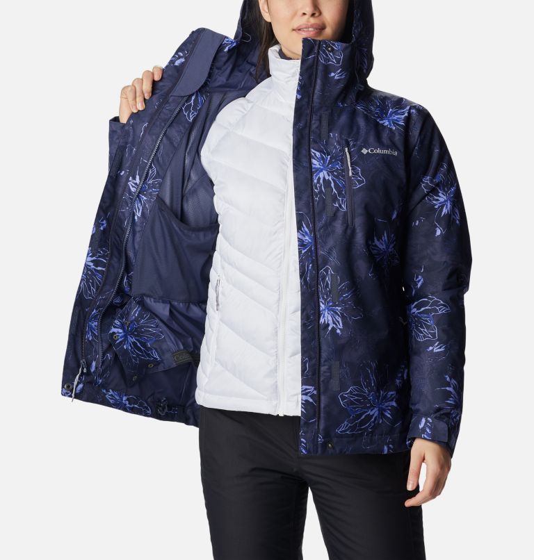 Women's Whirlibird IV Interchange Jacket, Color: Nocturnal Aurelian Print, image 5