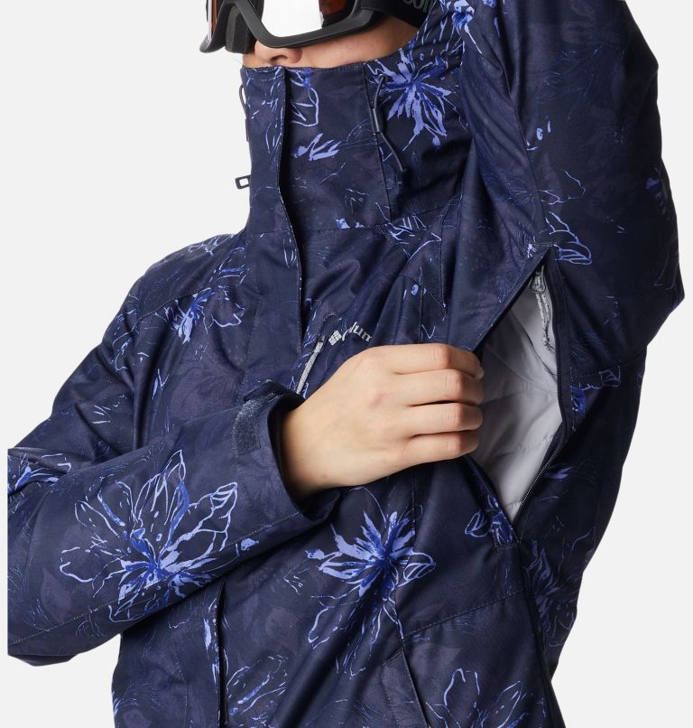 Women's Whirlibird IV Interchange Jacket, Color: Nocturnal Aurelian Print, image 9