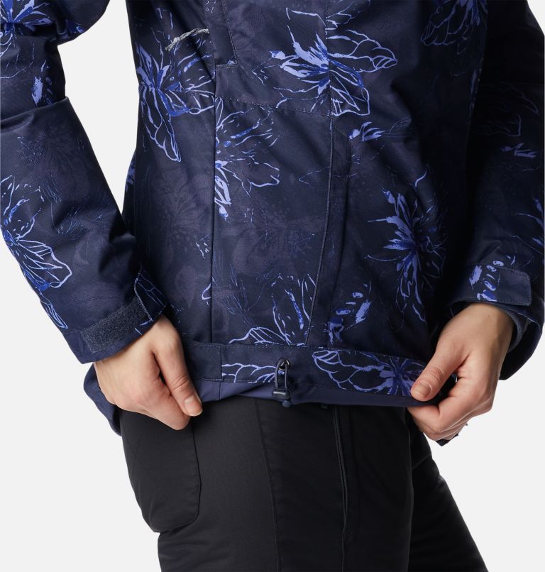 Women's Whirlibird IV Interchange Jacket, Color: Nocturnal Aurelian Print, image 10