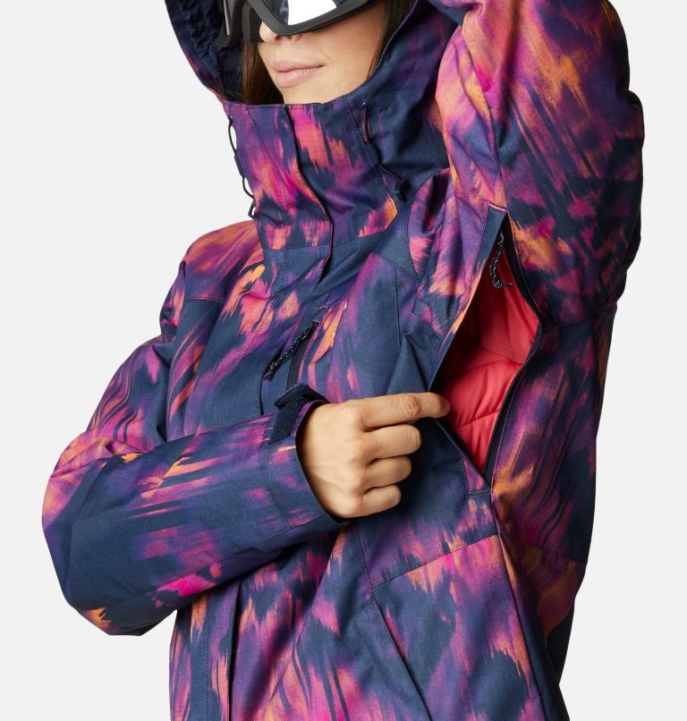 Women's Whirlibird IV Interchange Jacket, Color: Dark Nocturnal Folk Blur, image 6