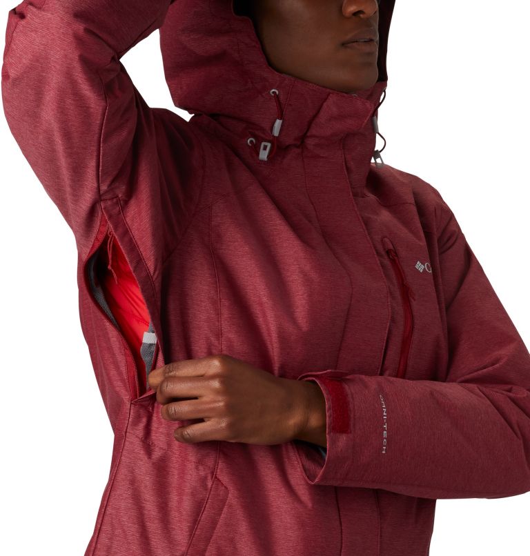 Women's Whirlibird IV Interchange Jacket, Color: Beet Crossdye, image 5