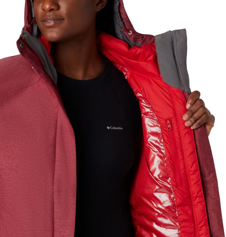 Women's Whirlibird IV Interchange Jacket, Color: Beet Crossdye, image 8