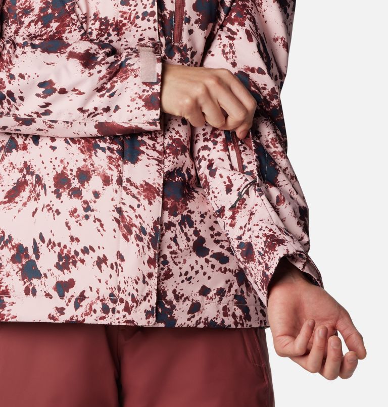 Thumbnail: Women's Whirlibird IV Interchange Jacket, Color: Dusty Pink Flurries Print, image 9