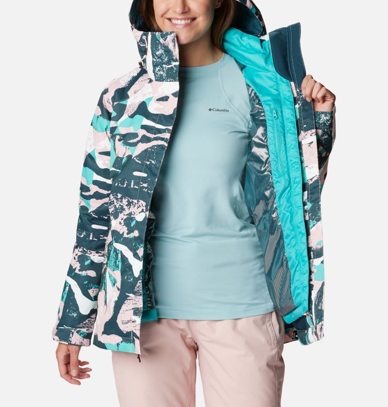 Manteau Interchange Whirlibird IV pour femme, Color: Dusty Pink Geoglacial Print, image 6