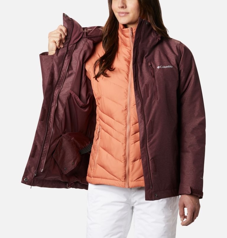 Women's Whirlibird IV Interchange Jacket, Color: Malbec Crossdye, image 5