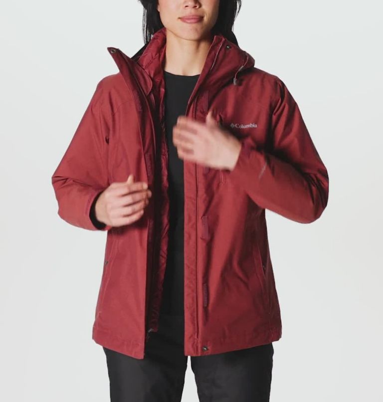 Manteau Interchange Whirlibird IV pour femme, Color: Beetroot Crossdye