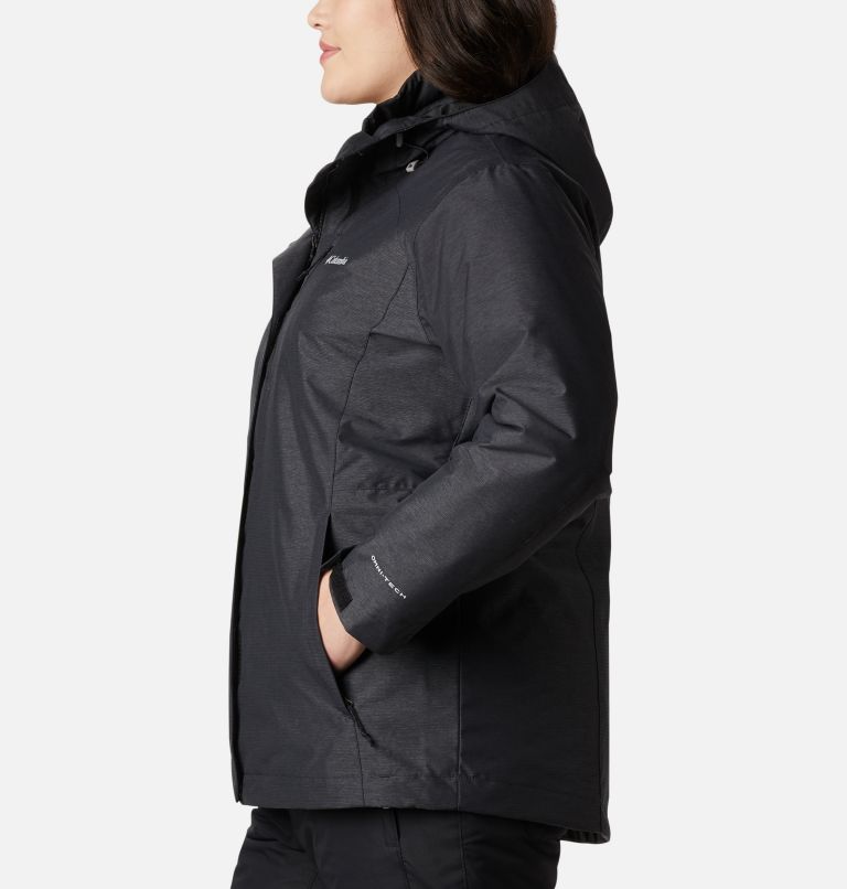 Thumbnail: Women's Whirlibird IV Interchange Jacket - Plus Size, Color: Black Crossdye, image 3